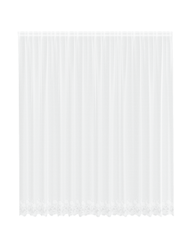 Tenda in Pizzo con tende Bianco 300 x 400 cm Poliestere