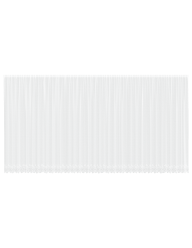 Tenda in Pizzo con tende Bianco 280 x 900 cm Poliestere