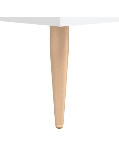 Credenza Bianca 69,5x31x115 cm in Legno Multistrato