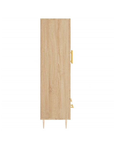 Credenza Rovere Sonoma 69,5x31x115 cm in Legno Multistrato
