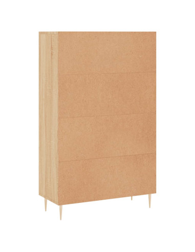 Credenza Rovere Sonoma 69,5x31x115 cm in Legno Multistrato