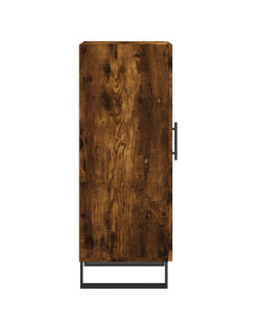 Credenza Rovere Fumo 34,5x34x90 cm in Legno Multistrato