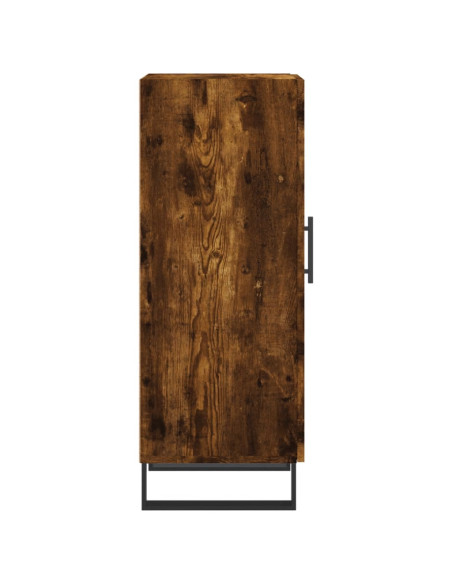 Credenza Rovere Fumo 34,5x34x90 cm in Legno Multistrato