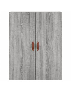 Mobile a Parete Grigio Sonoma 69,5x34x90 cm