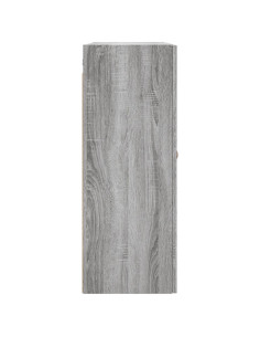 Mobile a Parete Grigio Sonoma 69,5x34x90 cm 2