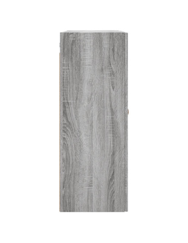 Mobile a Parete Grigio Sonoma 69,5x34x90 cm