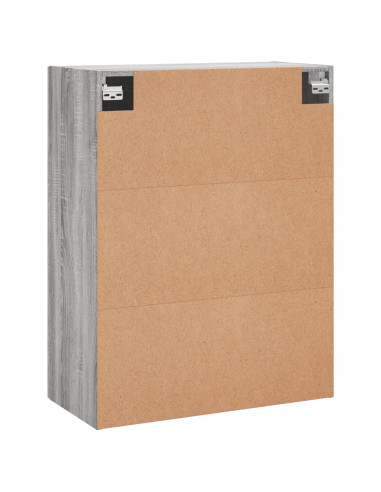 Mobile a Parete Grigio Sonoma 69,5x34x90 cm