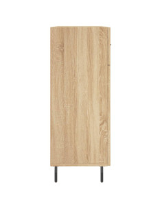Credenza Rovere Sonoma 69,5x34x90 cm in Legno Multistrato