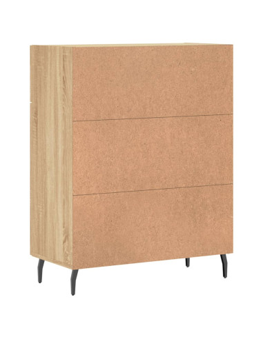 Credenza Rovere Sonoma 69,5x34x90 cm in Legno Multistrato