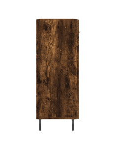 Credenza Rovere Fumo 69,5x34x90 cm in Legno Multistrato