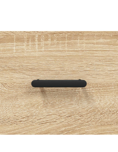 Credenza Rovere Sonoma 34,5x34x180 cm in Legno Multistrato