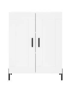 Credenza Bianca 69,5x34x180 cm in Legno Multistrato 2