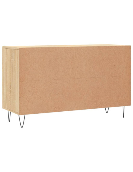 Credenza Rovere Sonoma 100x36x60 cm in Legno Multistrato