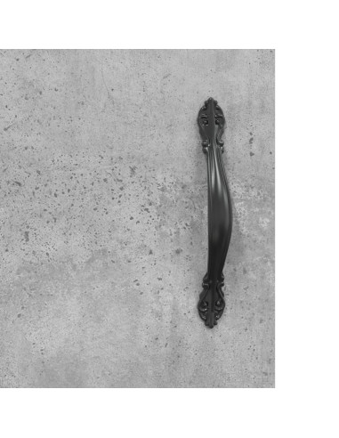 Credenza Grigio Cemento 100x36x60 cm in Legno Multistrato