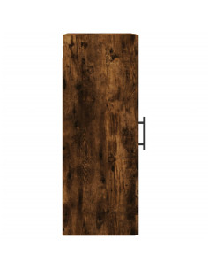 Mobile a Parete Rovere Fumo 34,5x34x90 cm 2