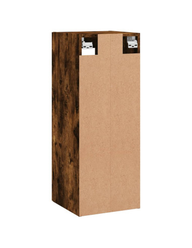 Mobile a Parete Rovere Fumo 34,5x34x90 cm