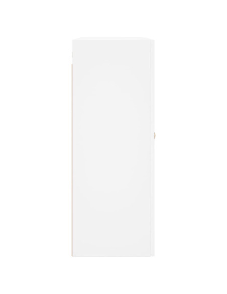 Mobili a Parete 2 pz Bianchi 69,5x34x90 cm
