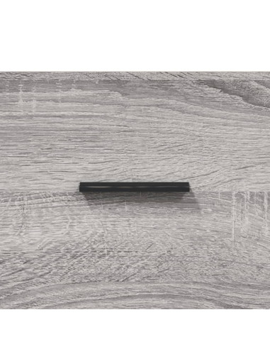 Credenza Grigio Sonoma 69,5x34x180 cm in Legno Multistrato