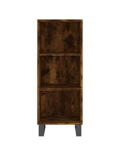 Credenza Rovere Fumo 34,5x34x180 cm in Legno Multistrato 2