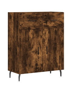 Credenza Rovere Fumo  69,5x34x180 cm in Legno Multistrato
