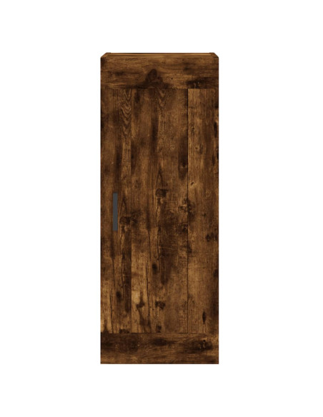 Credenza Rovere Fumo 34,5x34x180 cm in Legno Multistrato