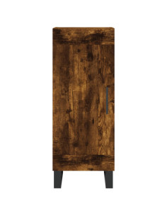 Credenza Rovere Fumo 34,5x34x180 cm in Legno Multistrato 2