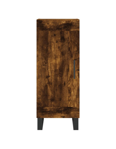 Credenza Rovere Fumo 34,5x34x180 cm in Legno Multistrato