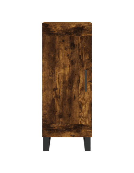 Credenza Rovere Fumo 34,5x34x180 cm in Legno Multistrato
