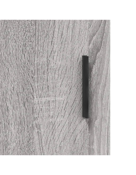 Credenza Grigio Sonoma 69,5x34x180 cm in Legno Multistrato