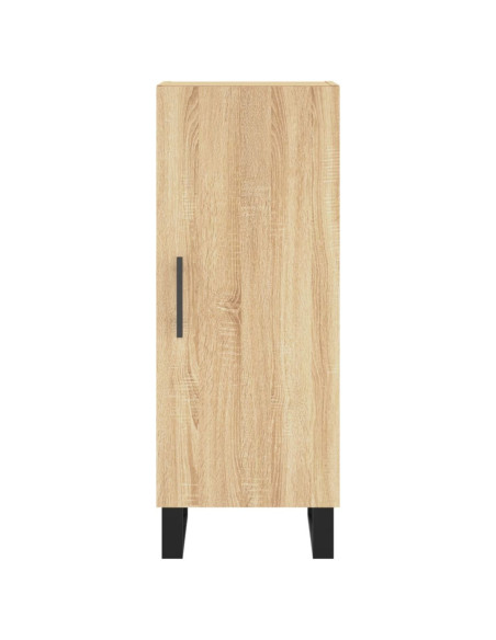 Credenza Rovere Sonoma 34,5x34x180 cm in Legno Multistrato