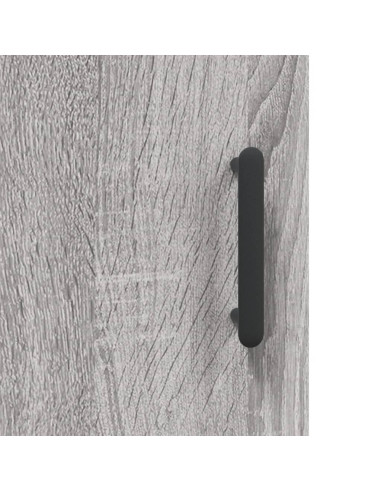 Credenza Grigio Sonoma 69,5x34x90 cm in Legno Multistrato