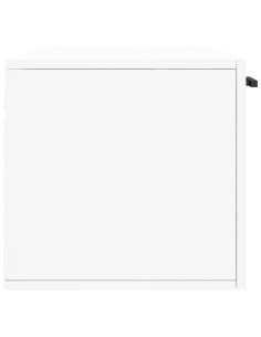 Mobile a Parete Bianco 100x36,5x35 cm in Legno Multistrato