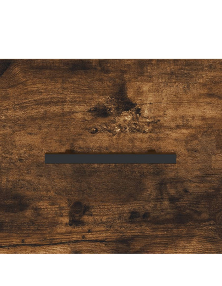 Mobile a Parete Rovere Fumo 100x36,5x35 cm in Legno Multistrato