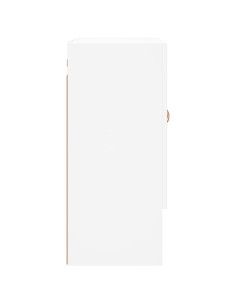 Armadietto a Muro Bianco 60x31x70 cm in Legno Multistrato