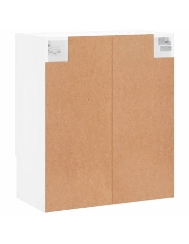 Armadietto a Muro Bianco 60x31x70 cm in Legno Multistrato