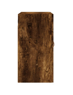 Armadietto a Muro Rovere Fumo 60x31x60 cm in Legno Multistrato