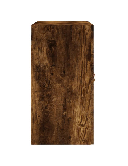 Armadietto a Muro Rovere Fumo 60x31x60 cm in Legno Multistrato