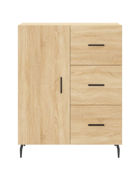 Credenza Rovere Sonoma 69,5x34x180 cm in Legno Multistrato