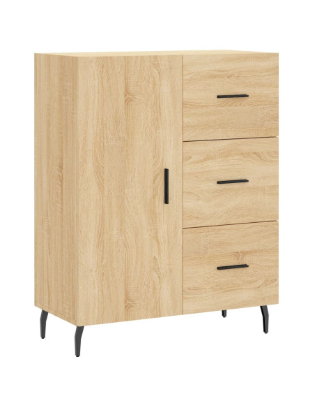 Credenza Rovere Sonoma 69,5x34x180 cm in Legno Multistrato