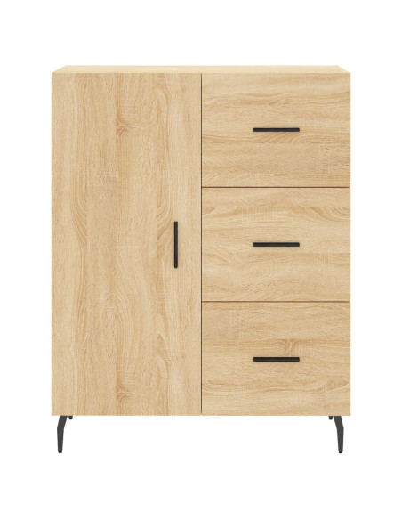 Credenza Rovere Sonoma 69,5x34x180 cm in Legno Multistrato