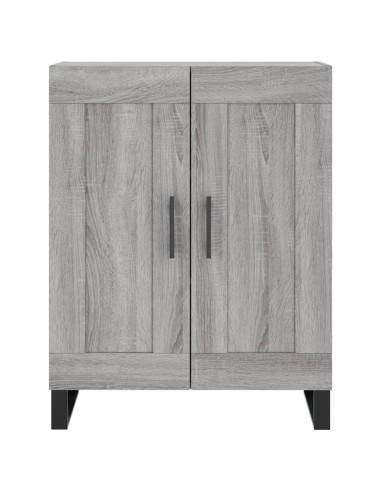 Credenza Grigio Sonoma 69,5x34x180 cm in Legno Multistrato