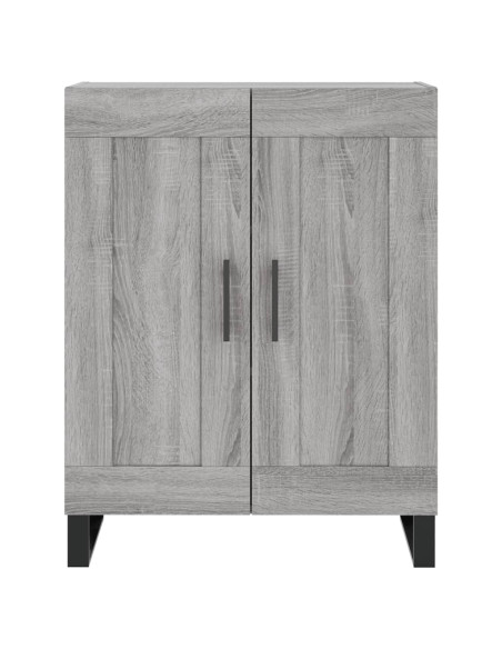 Credenza Grigio Sonoma 69,5x34x180 cm in Legno Multistrato