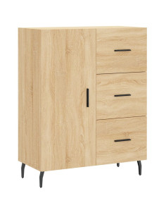 Credenza Rovere Sonoma 69,5x34x180 cm in Legno Multistrato