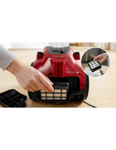 Bosch Serie 2 BGC05AAA2 Aspirapolvere senza sacco Rosso