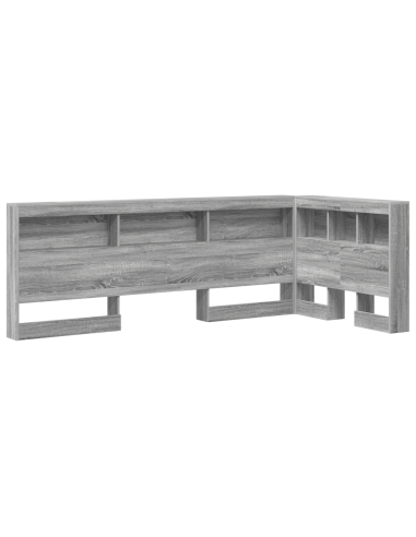 Testata contenitore Grigio Sonoma 80 cm Legno multistrato