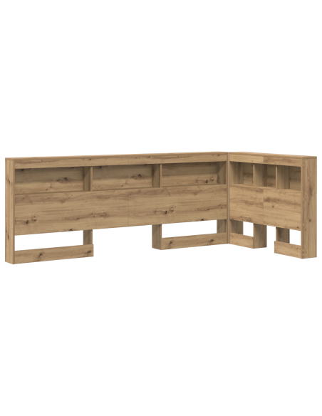 Testata contenitore rovere artigianale 90 cm Legno composito