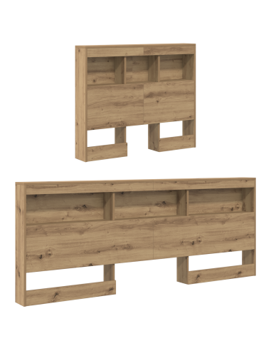 Testata contenitore Rovere artigianale 90 cm Legno multistrato