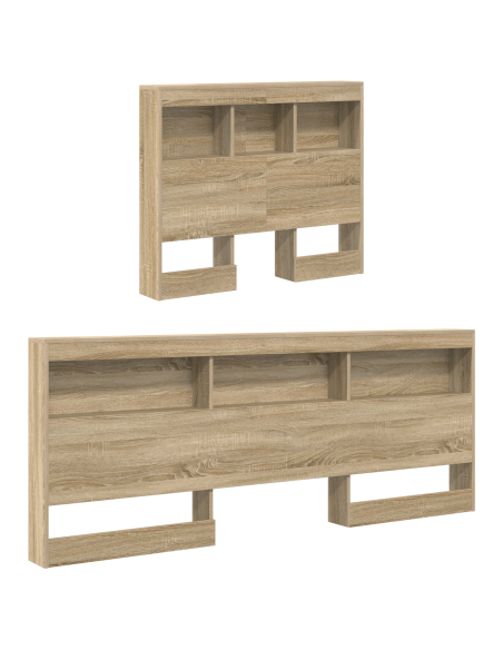 Testata contenitore rovere sonoma 100 cm Legno multistrato
