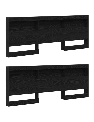 Testata contenitore Rovere Nero 180 cm Legno multistrato