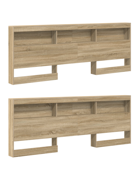 Testata contenitore rovere sonoma 180 cm Legno multistrato